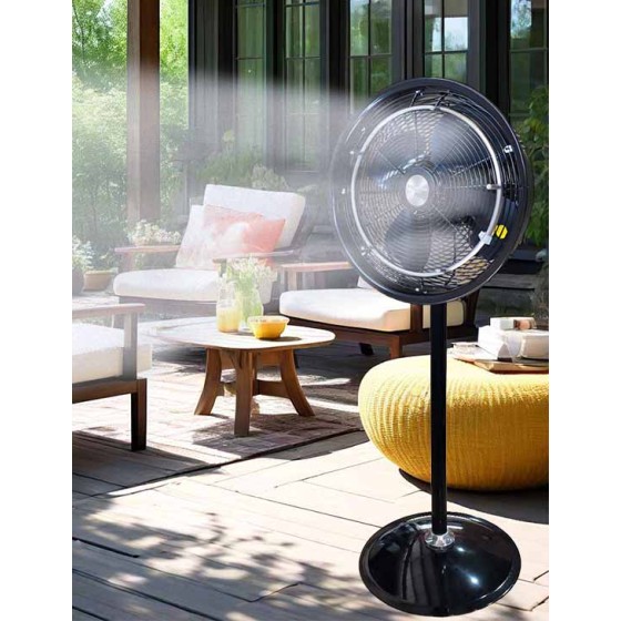 High pressure spray cooling fan, summer cooling spray fan, humidification and dust removal cold mist fan
